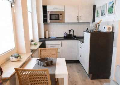 Küche im Apartment im Hotel Mietz in Bad Neuenahr